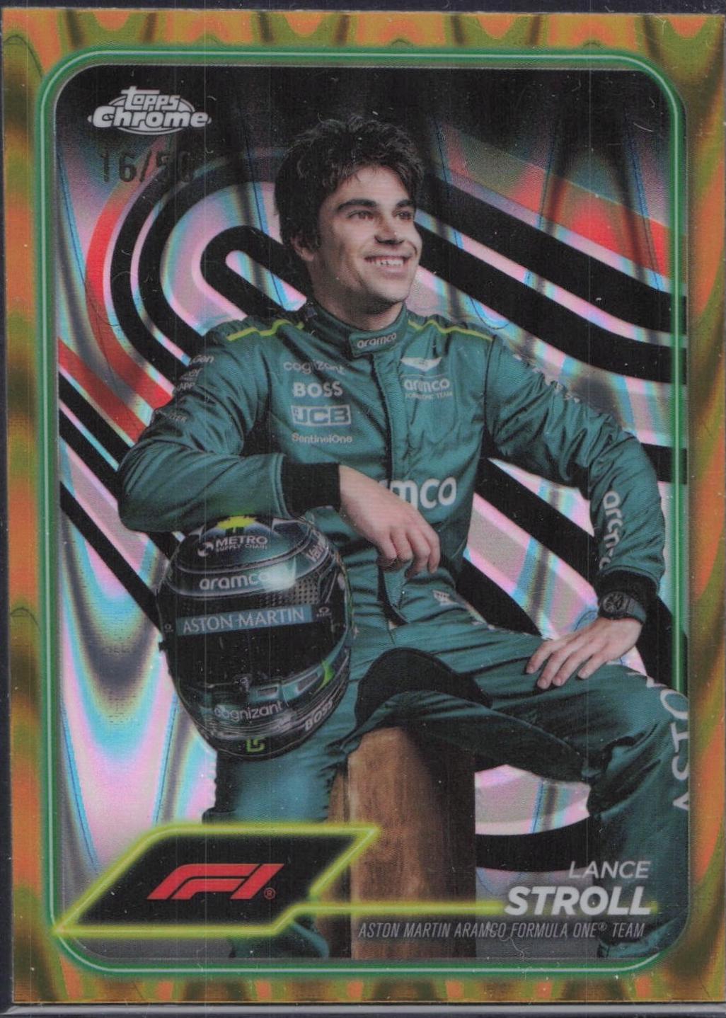 Lance Stroll [Gold RayWave Refractor] #12