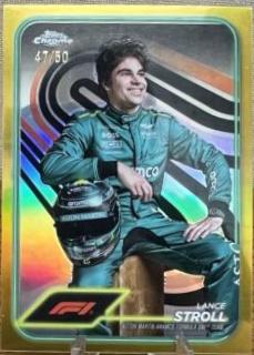 Lance Stroll [Gold Refractor] #12