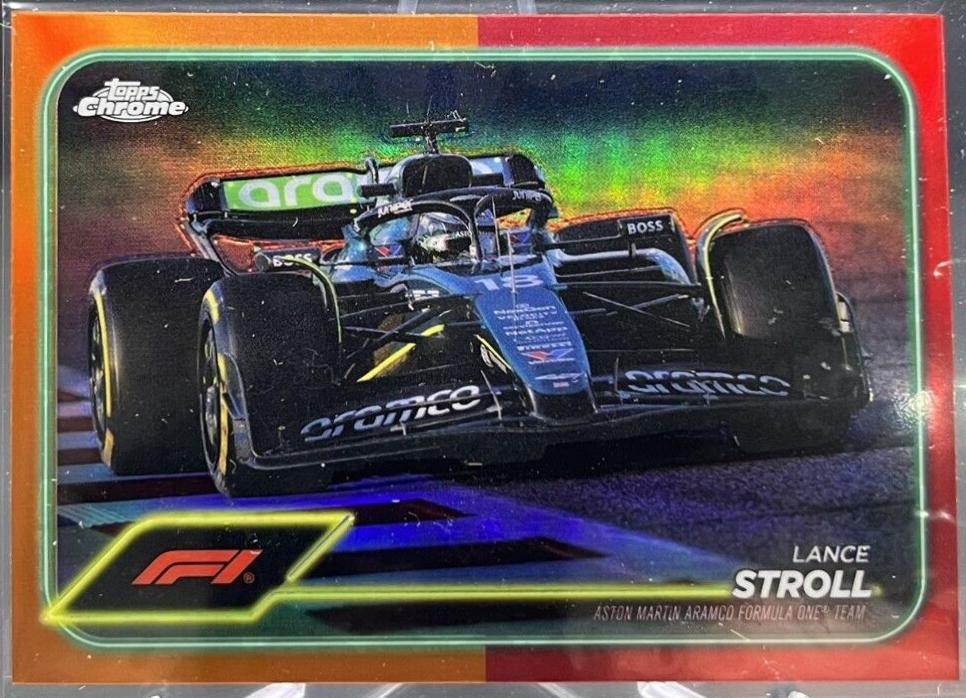 Lance Stroll [Orange Red Refractor] #84