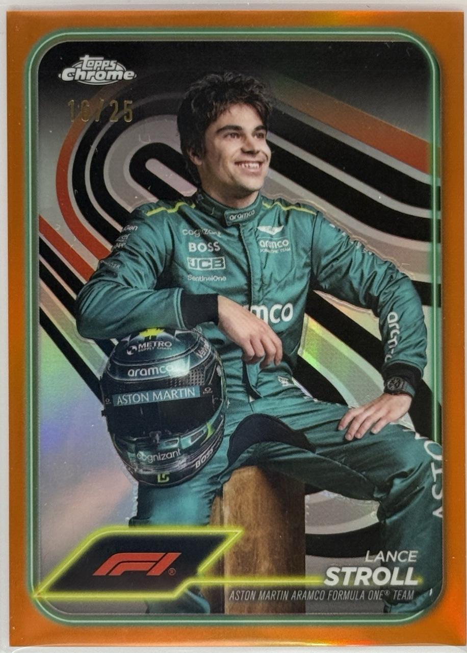 Lance Stroll [Orange Refractor] #12