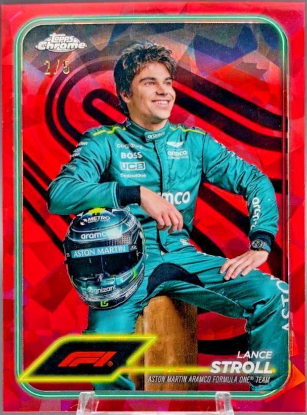 Lance Stroll [Red Refractor] #12