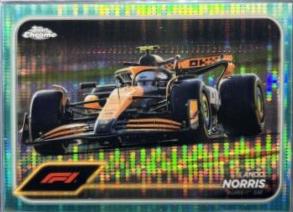 Lando Norris [Aqua Sonar Refractor] #79