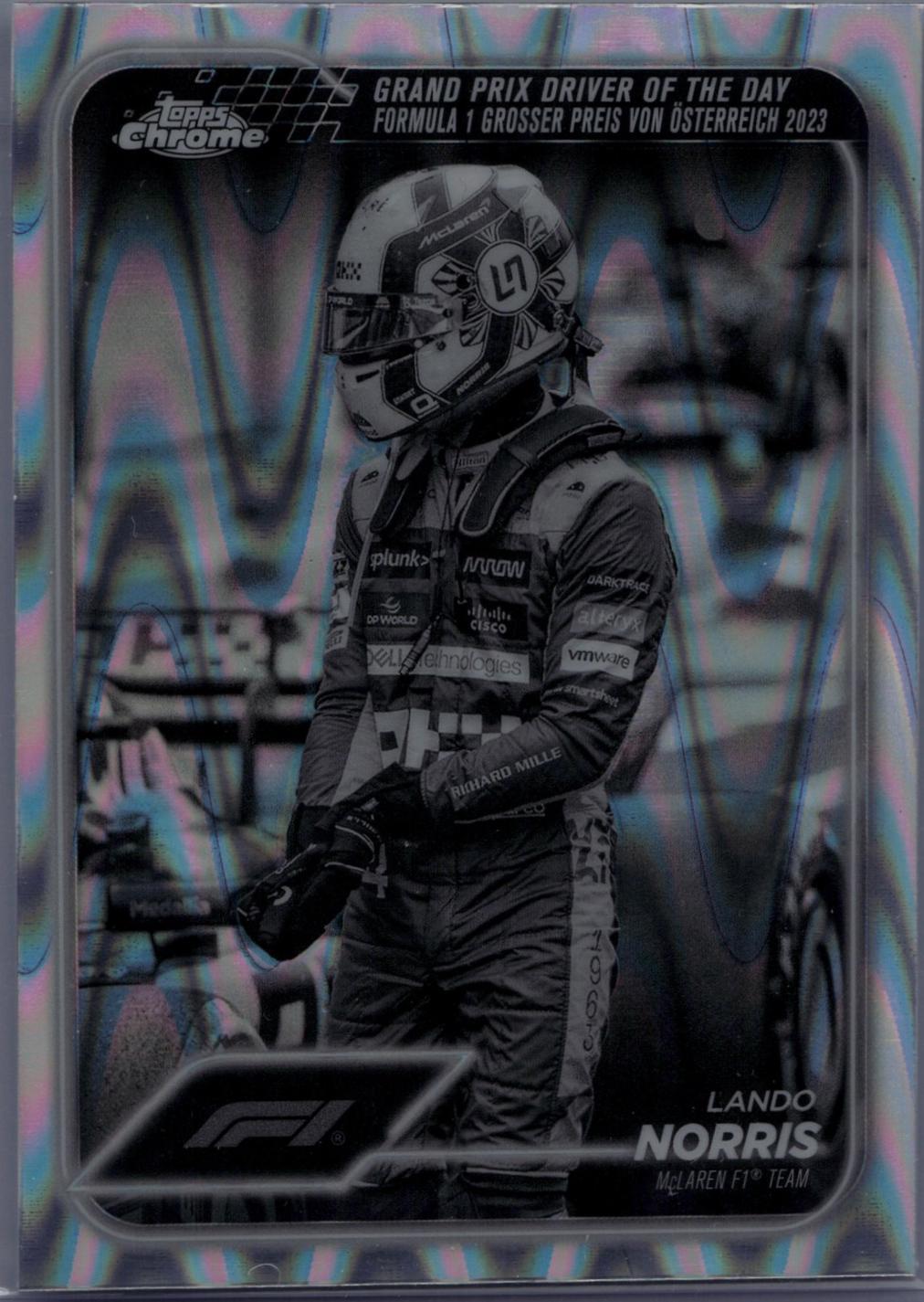 Lando Norris [Black RayWave Refractor] #167