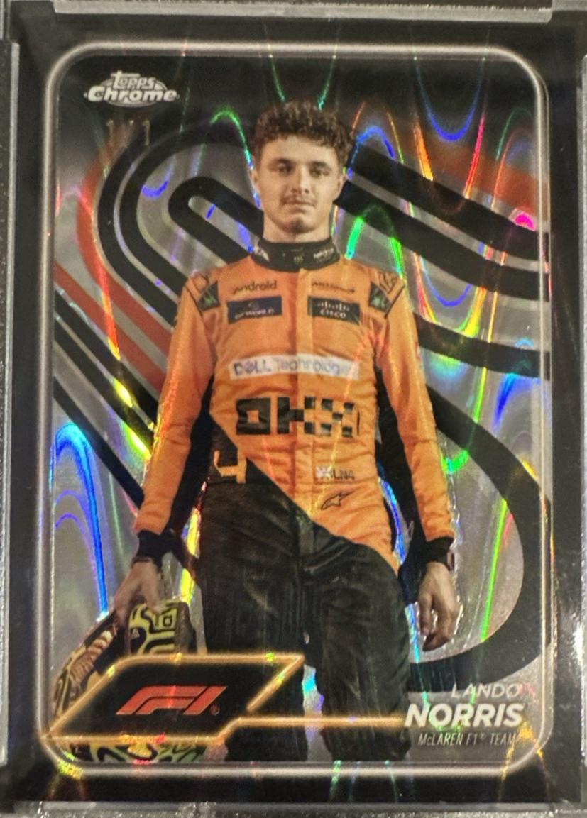 Lando Norris [Black RayWave Refractor] #7