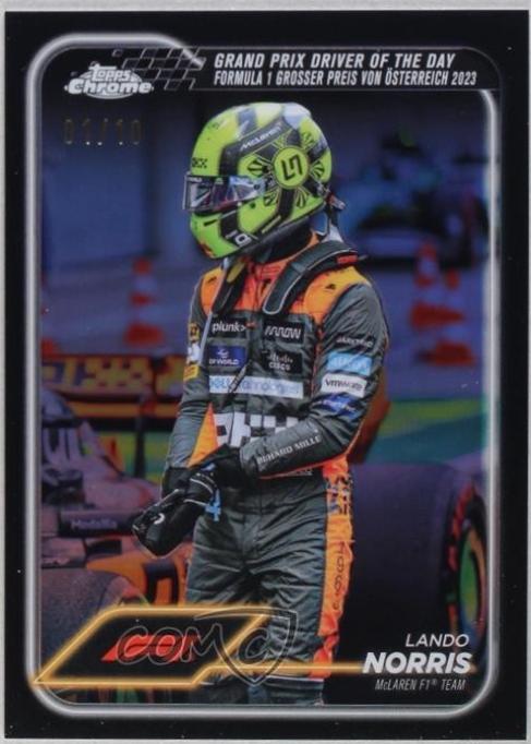 Lando Norris [Black Refractor] #167