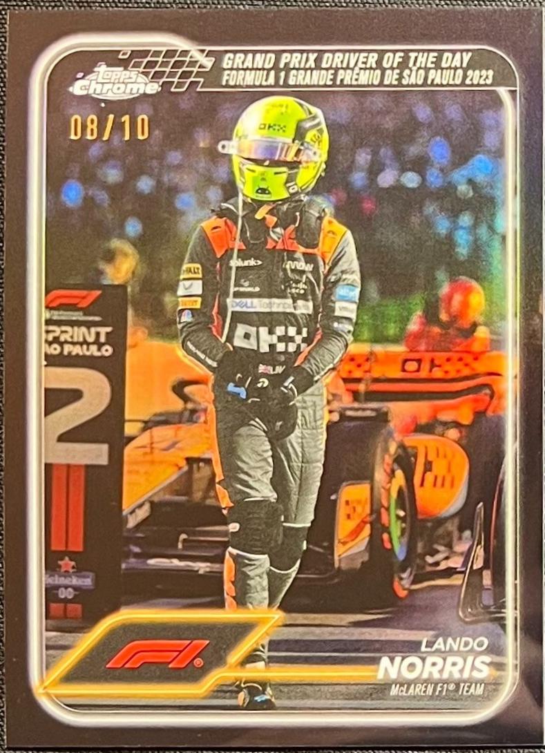 Lando Norris [Black Refractor] #178