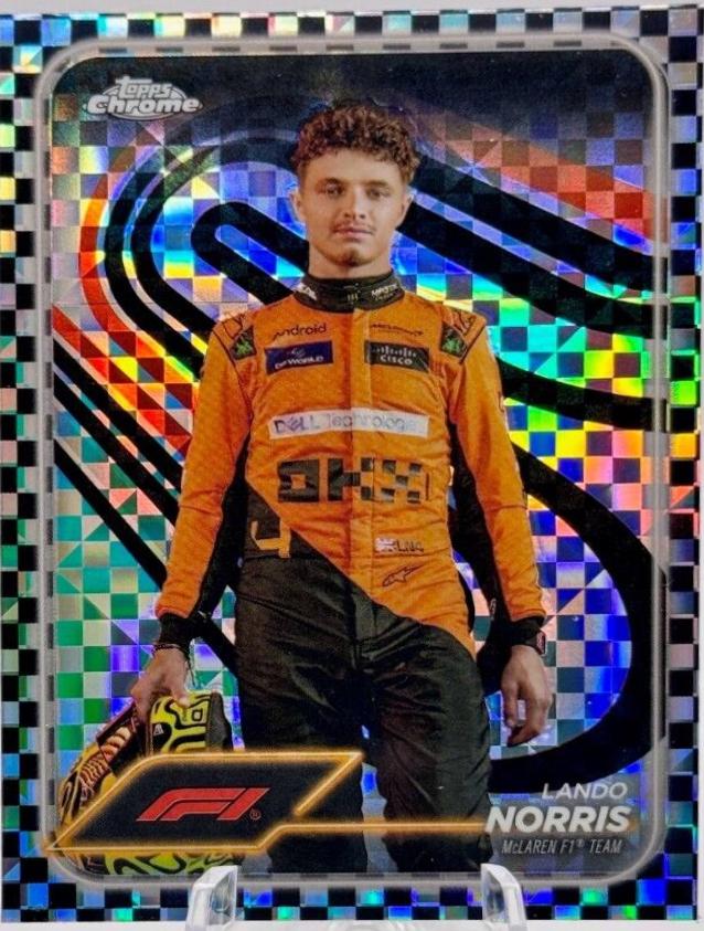 Lando Norris [Black Refractor] #7
