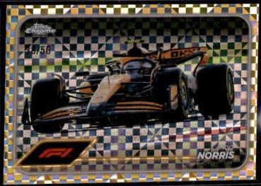 Lando Norris [Checker Flag Gold Refractor] #79