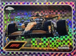 Lando Norris [Checker Flag Purple Refractor] #79