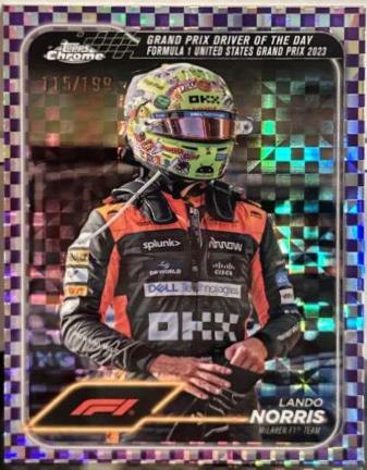 Lando Norris [Checker Flag Refractor] #176