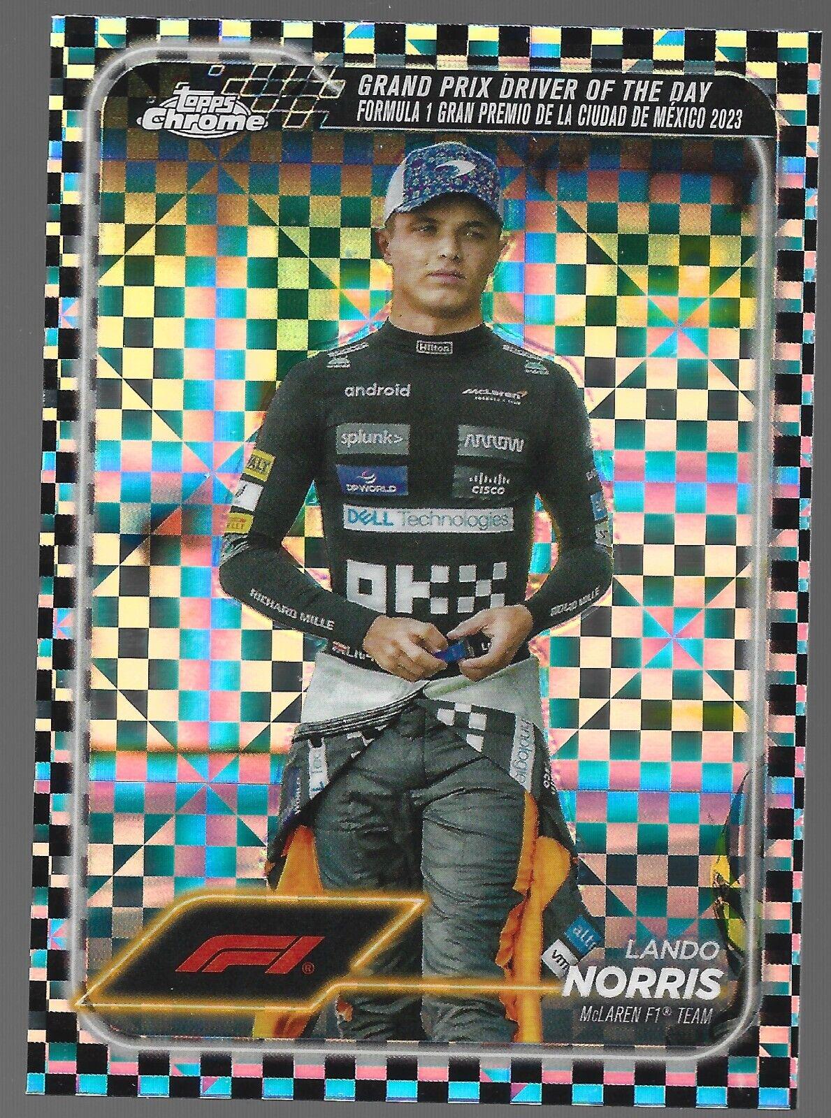Lando Norris [Checker Flag Refractor] #177