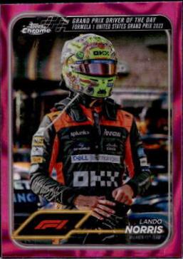 Lando Norris [Fuchsia Lava Refractor] #176