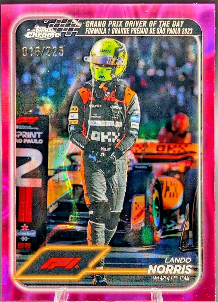 Lando Norris [Fuchsia Lava Refractor] #178