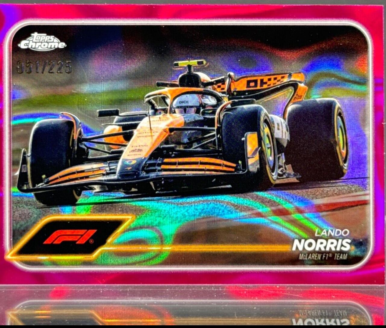 Lando Norris [Fuchsia Lava Refractor] #79