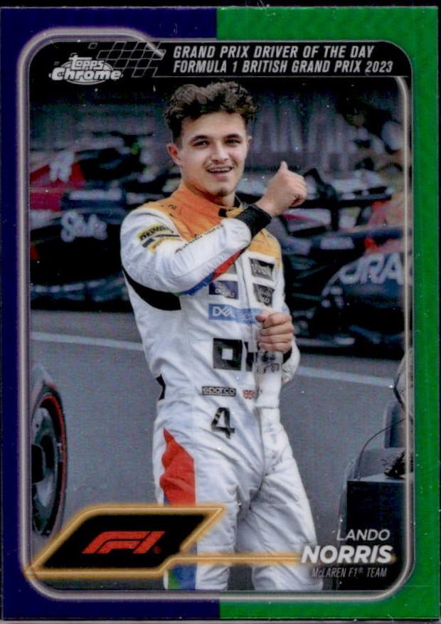 Lando Norris [Gold Purple Refractor] #168