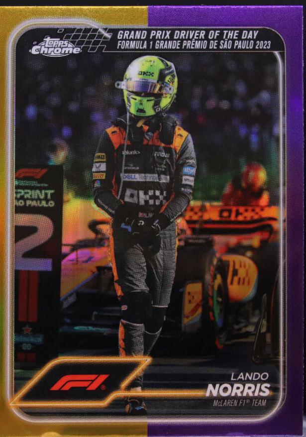 Lando Norris [Gold Purple Refractor] #178