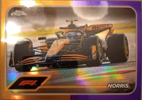 Lando Norris [Gold Purple Refractor] #79