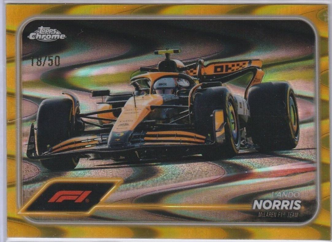 Lando Norris [Gold RayWave Refractor] #79