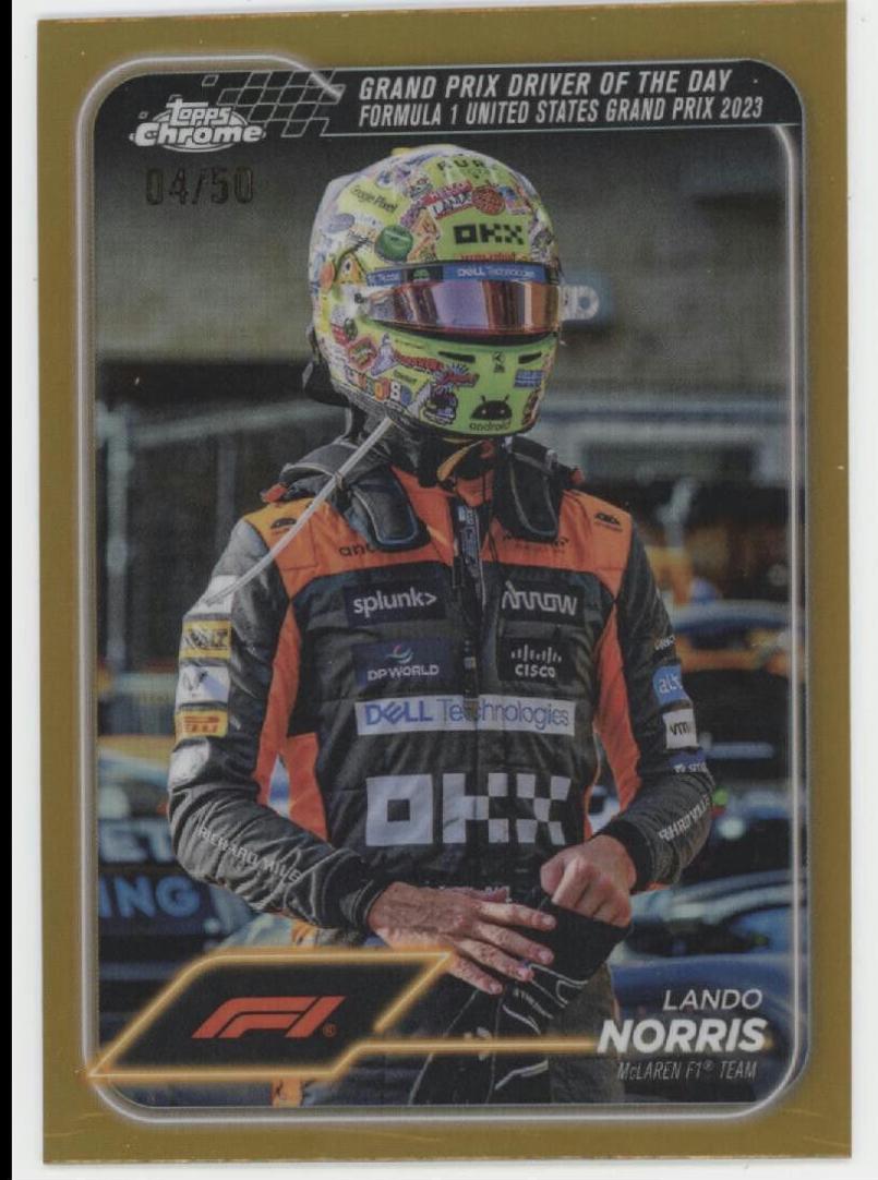Lando Norris [Gold Refractor] #176