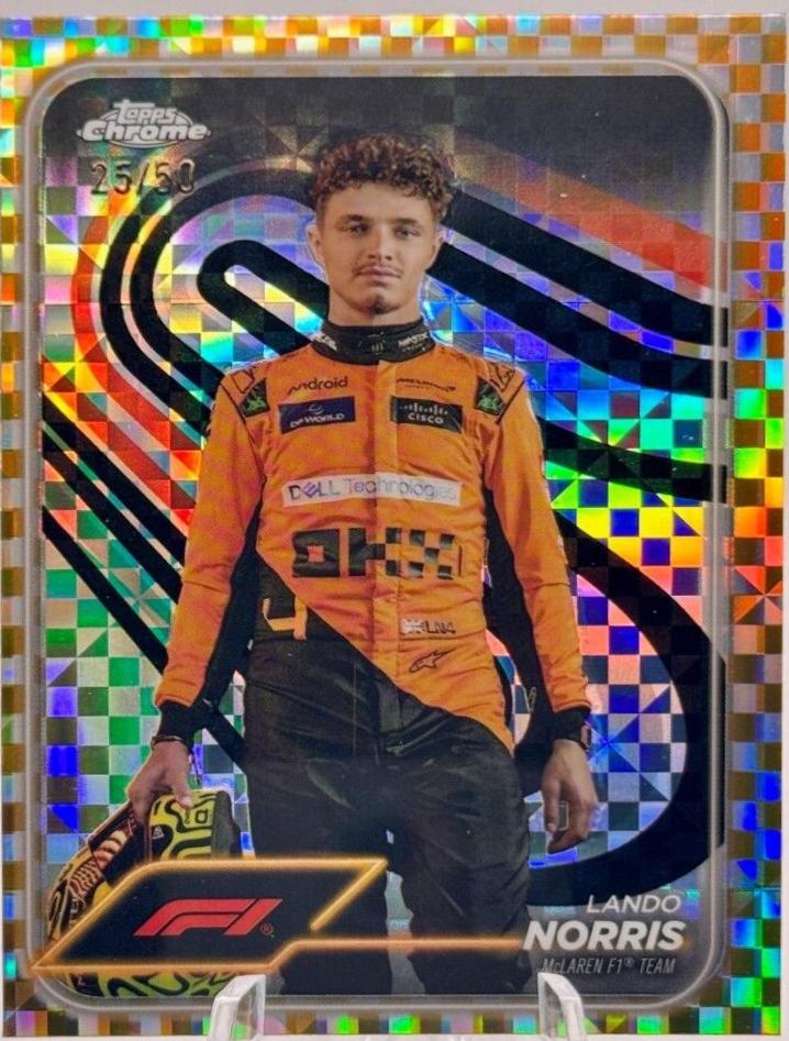 Lando Norris [Gold Refractor] #7