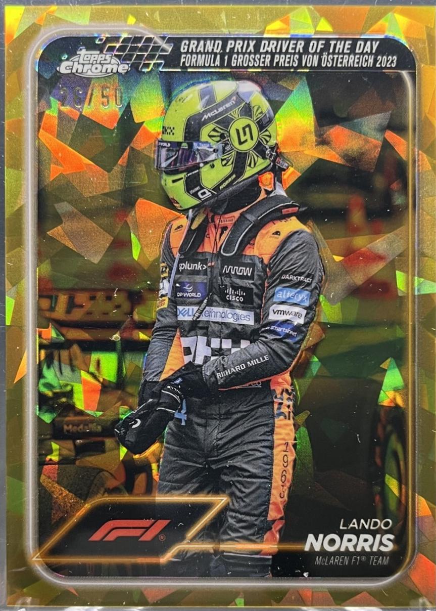 Lando Norris [Gold Sapphire] #167