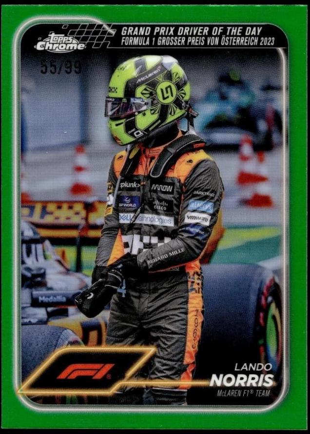 Lando Norris [Green Refractor] #167