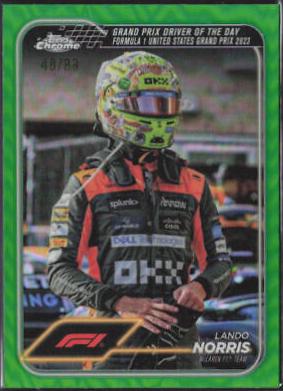 Lando Norris [Green Refractor] #176