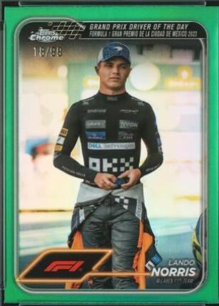 Lando Norris [Green Refractor] #177