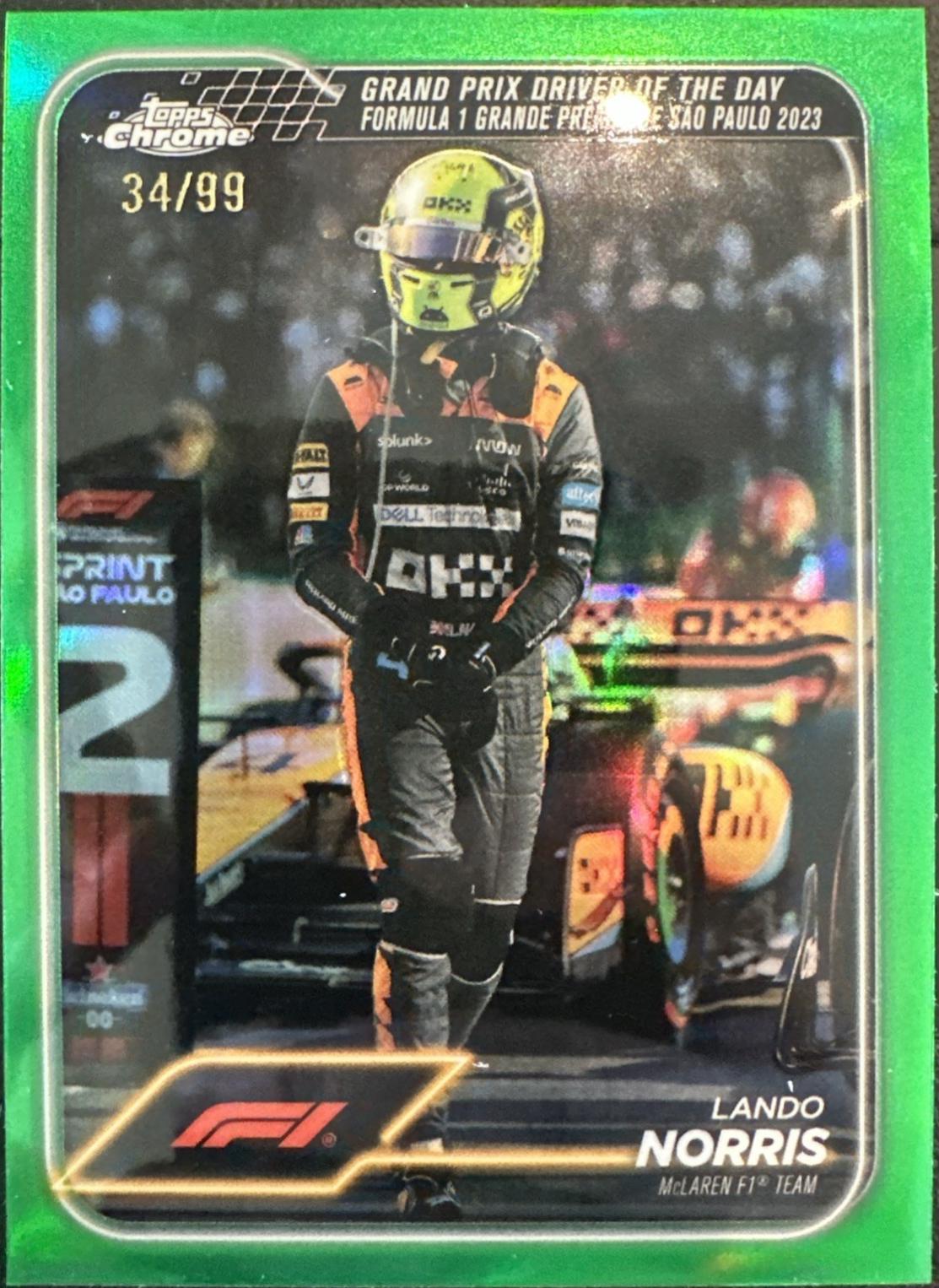 Lando Norris [Green Refractor] #178