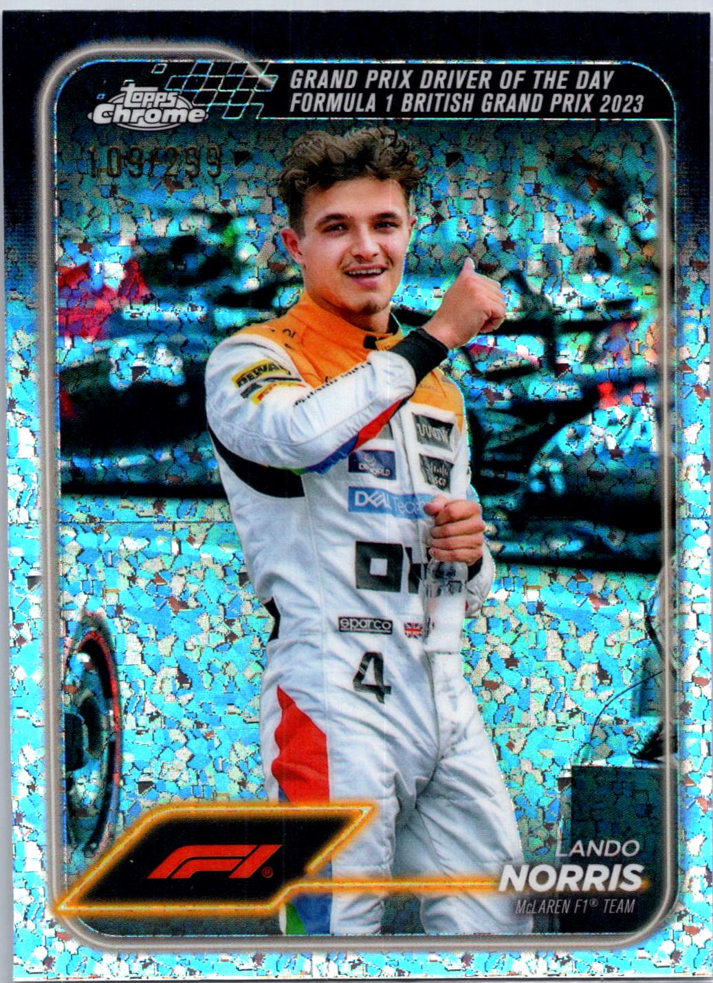 Lando Norris [Mini Diamond Refractor] #167