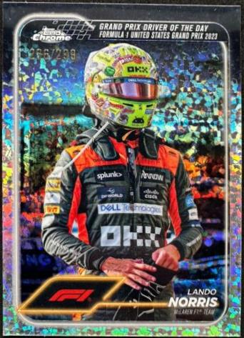Lando Norris [Mini Diamond Refractor] #176