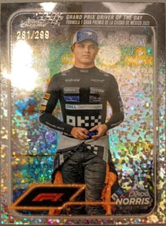 Lando Norris [Mini Diamond Refractor] #177