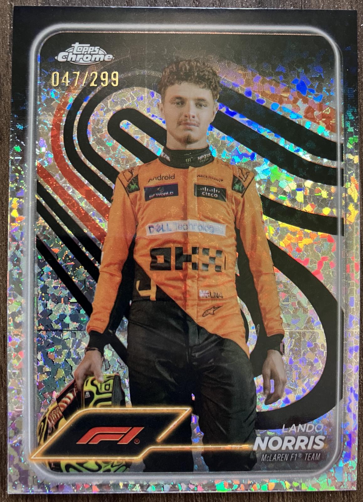 Lando Norris [Mini Diamond Refractor] #7