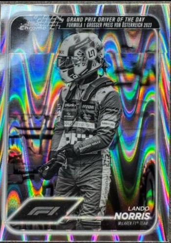 Lando Norris [Orange RayWave Refractor] #167