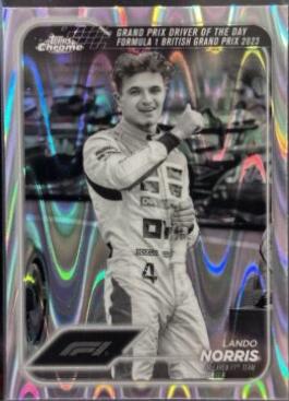 Lando Norris [Orange RayWave Refractor] #168