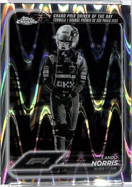 Lando Norris [Orange RayWave Refractor] #178