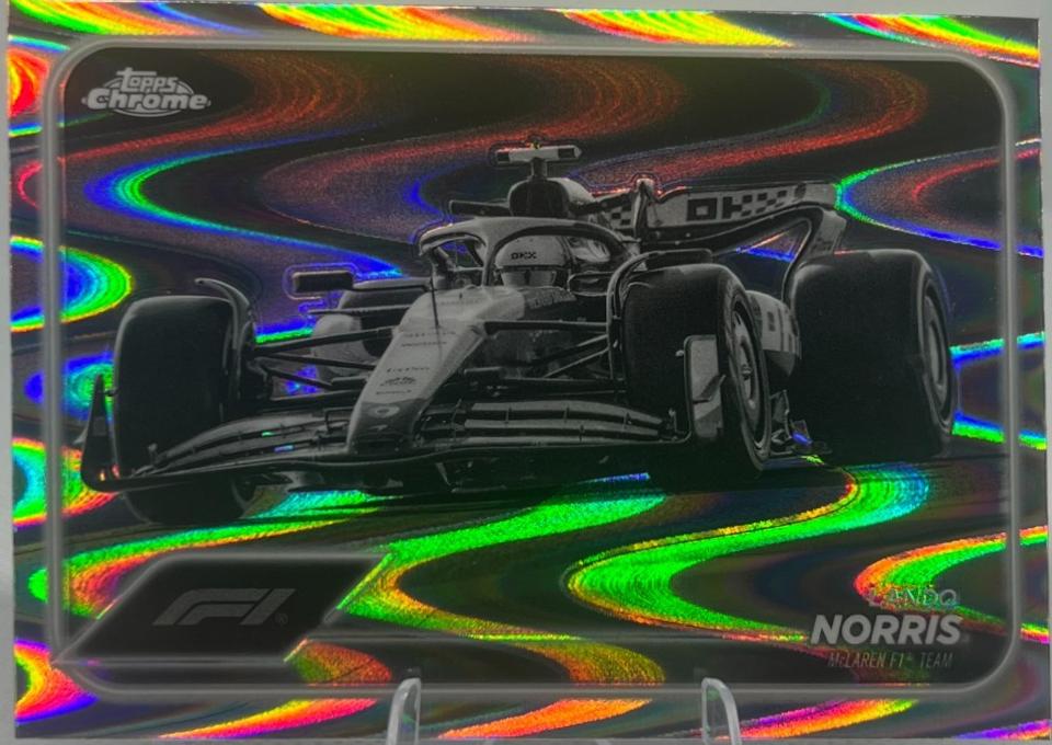 Lando Norris [Orange RayWave Refractor] #79