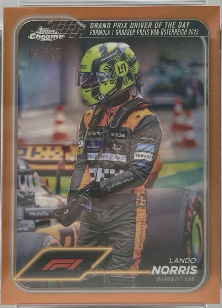 Lando Norris [Orange Refractor] #167