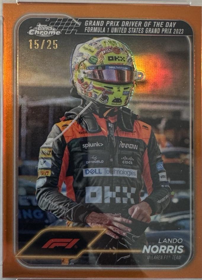 Lando Norris [Orange Refractor] #176