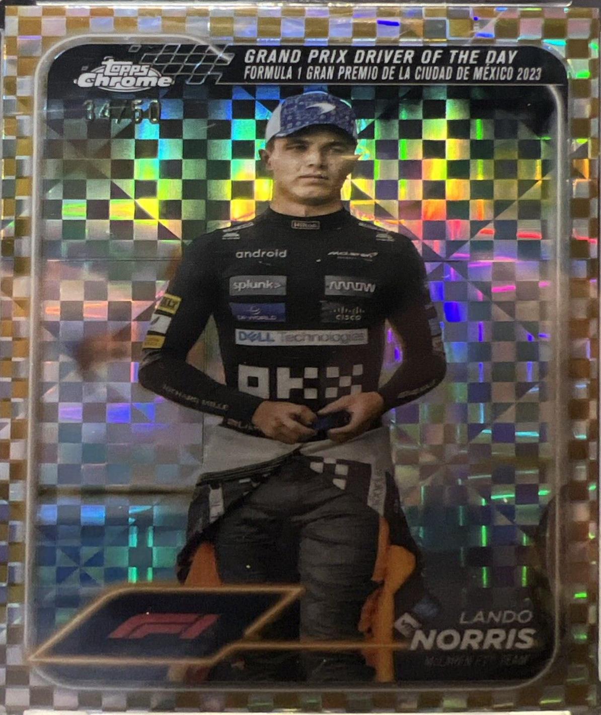Lando Norris [Orange Refractor] #177