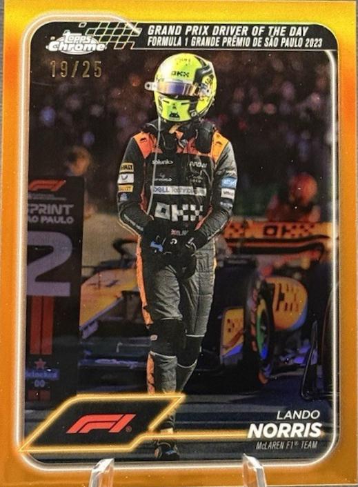 Lando Norris [Orange Refractor] #178