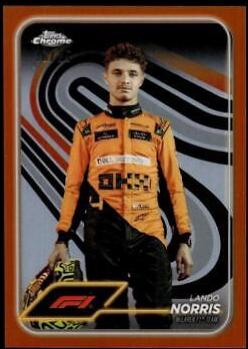 Lando Norris [Orange Refractor] #7