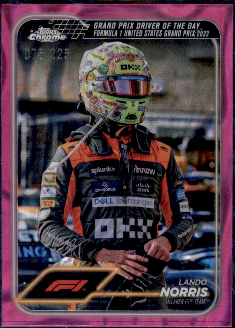 Lando Norris [Pink RayWave Refractor] #176