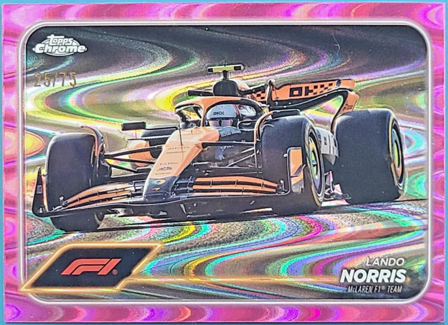 Lando Norris [Pink RayWave Refractor] #79