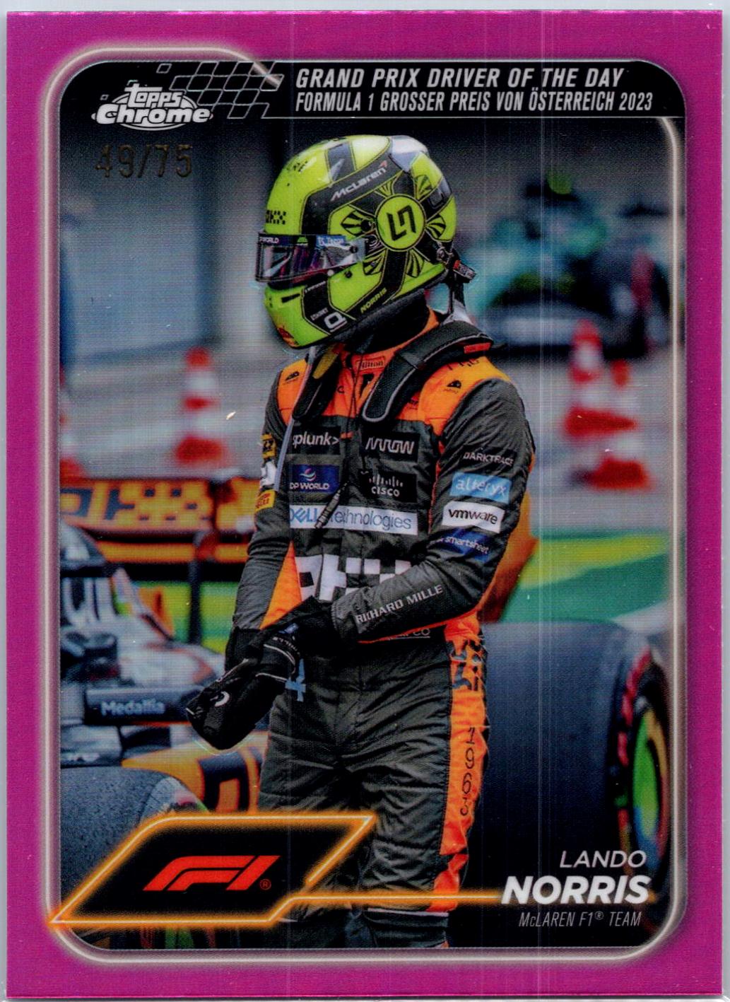 Lando Norris [Pink Refractor] #167