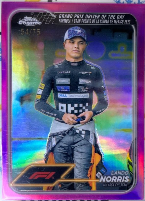 Lando Norris [Pink Refractor] #177