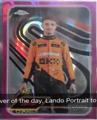 Lando Norris [Pink Refractor] #7