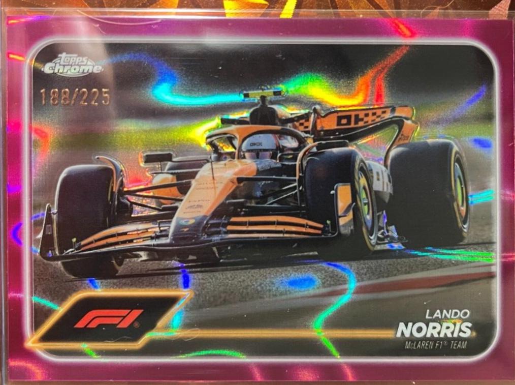 Lando Norris [Pink Refractor] #79