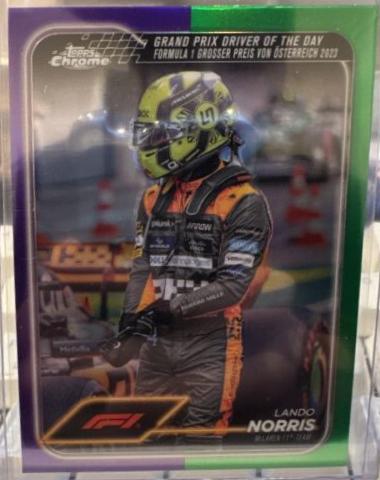 Lando Norris [Purple Green Refractor] #167