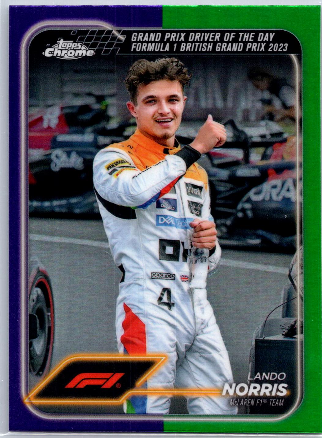 Lando Norris [Purple Green Refractor] #168
